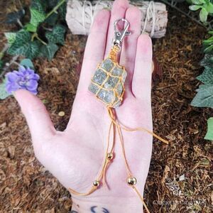 Raw Green Aventurine Keychain #2